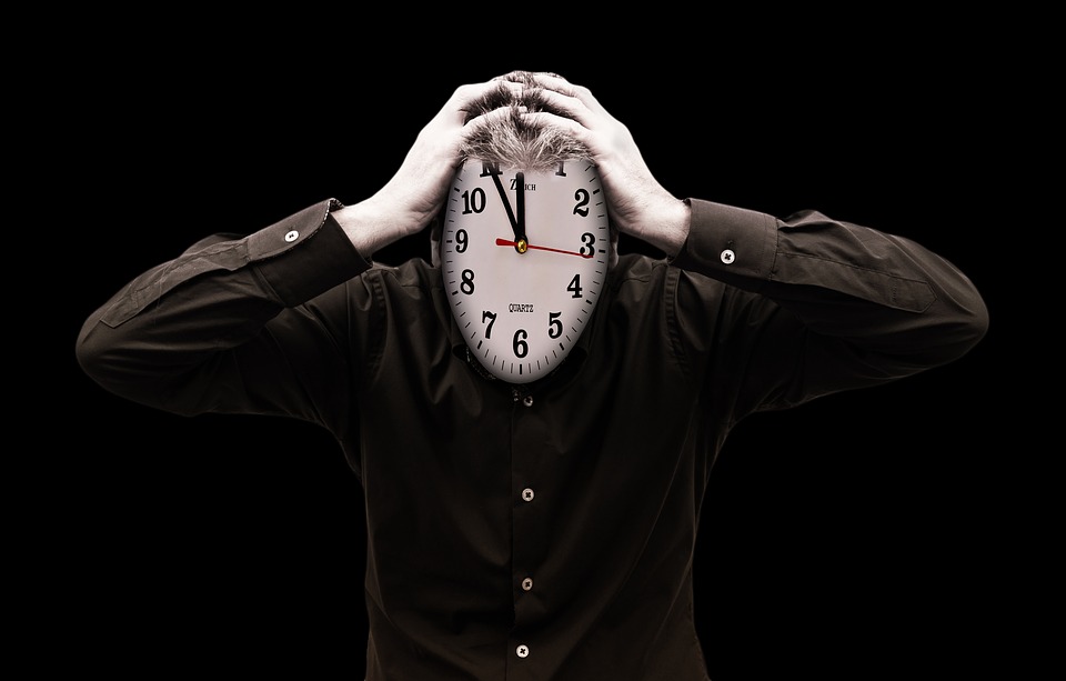 Not living in the now, brings us the stress, caused by the illusion of time being real