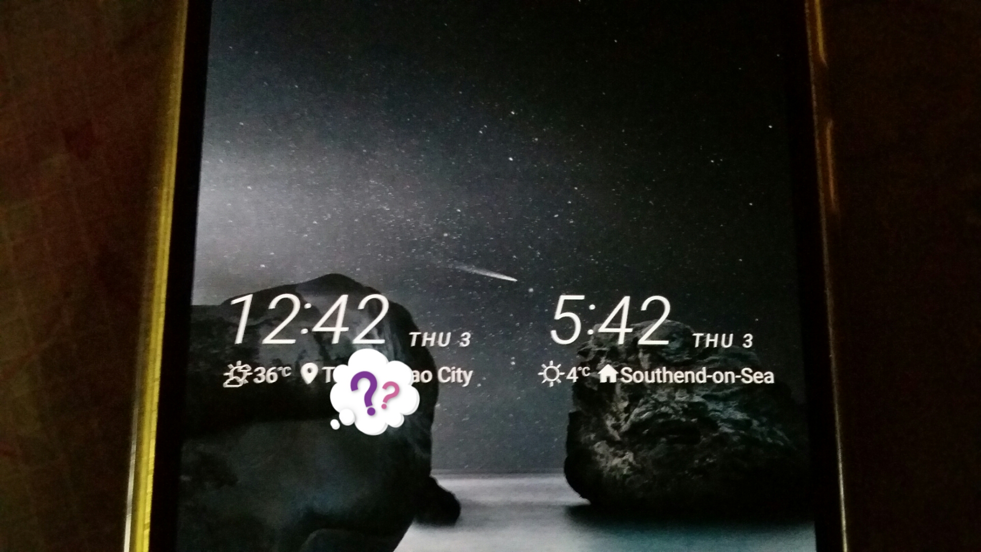 my other phone with the temperature my other phone with the temperature