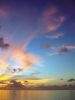 setting sun - sky lit with sun