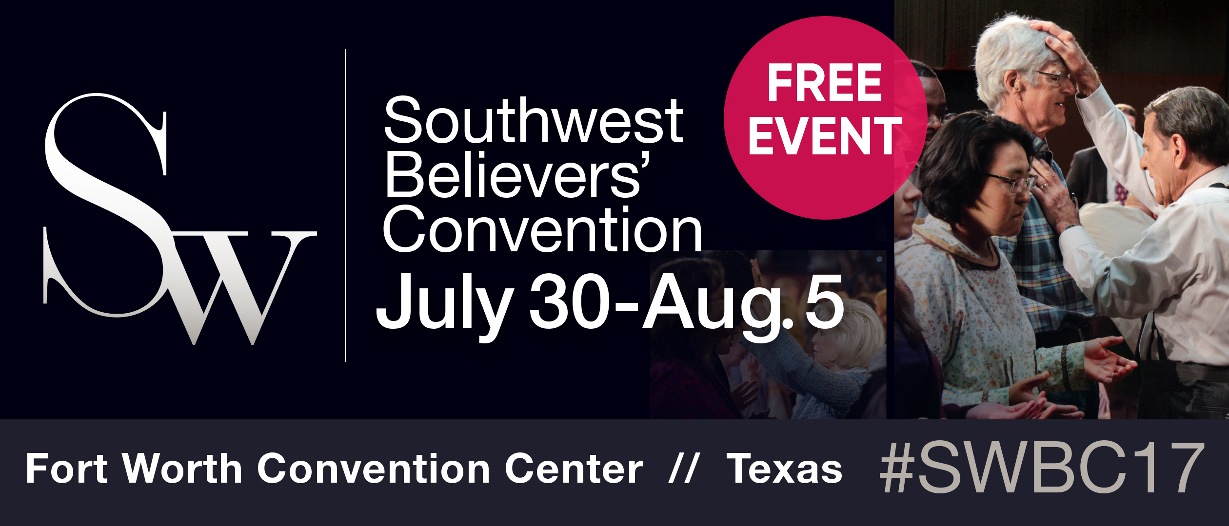 looking for a picture with "SWBC18" only brought up &#039;a no-bark dog-collar&#039; LOL but &#039;spelling-out what the hashtag-abbreviation stands-for&#039; brought this up http://gospelrnr.org/experience-fort-worth-during-2017-southwest-believers-convention/