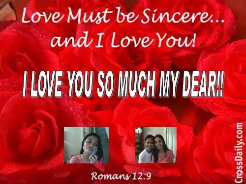 surprise desktop wallpaper by remote access! - look at this!! when i went to the grocery store one day i returned home to find my boyfriend made a desktop wall paper through remote access.. how thoughtful of him! i love u dear!!