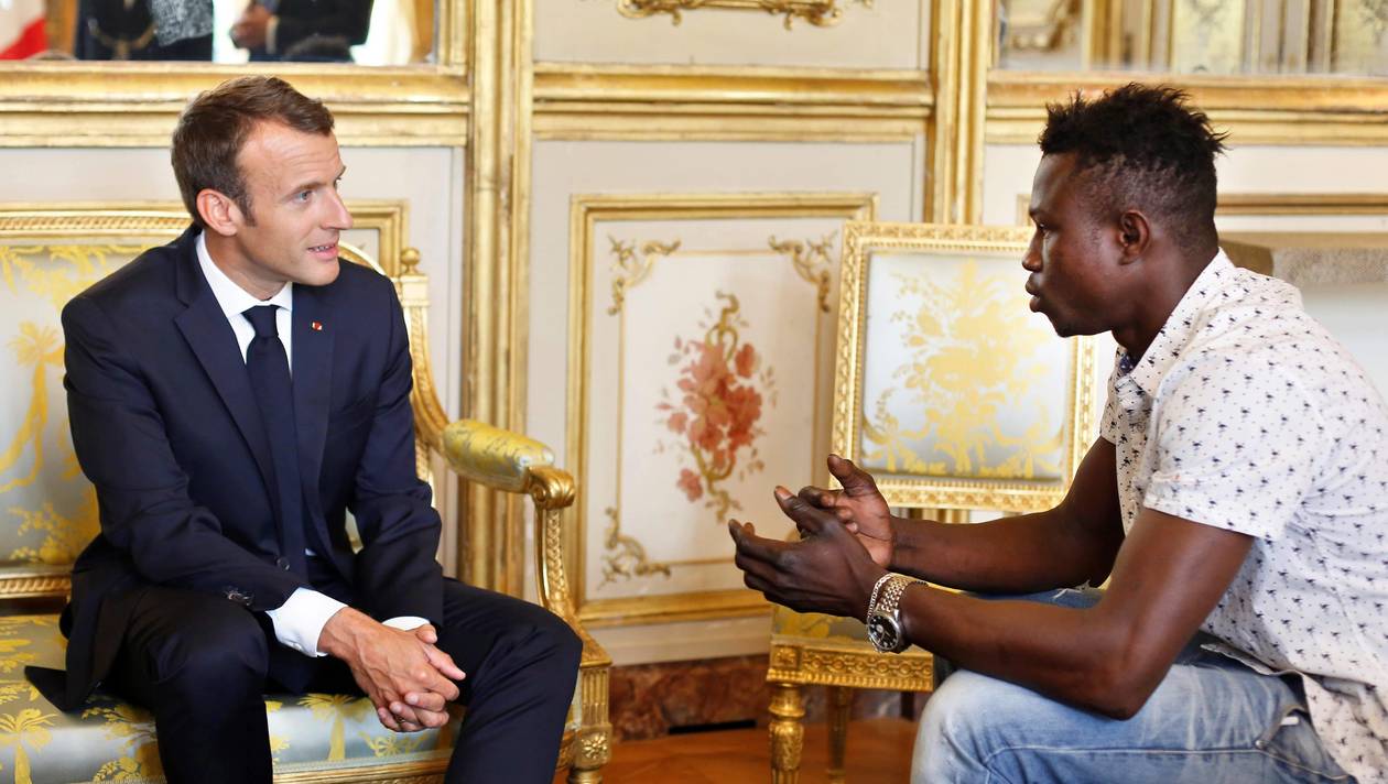 President Macron,  Mamoudou Gassama