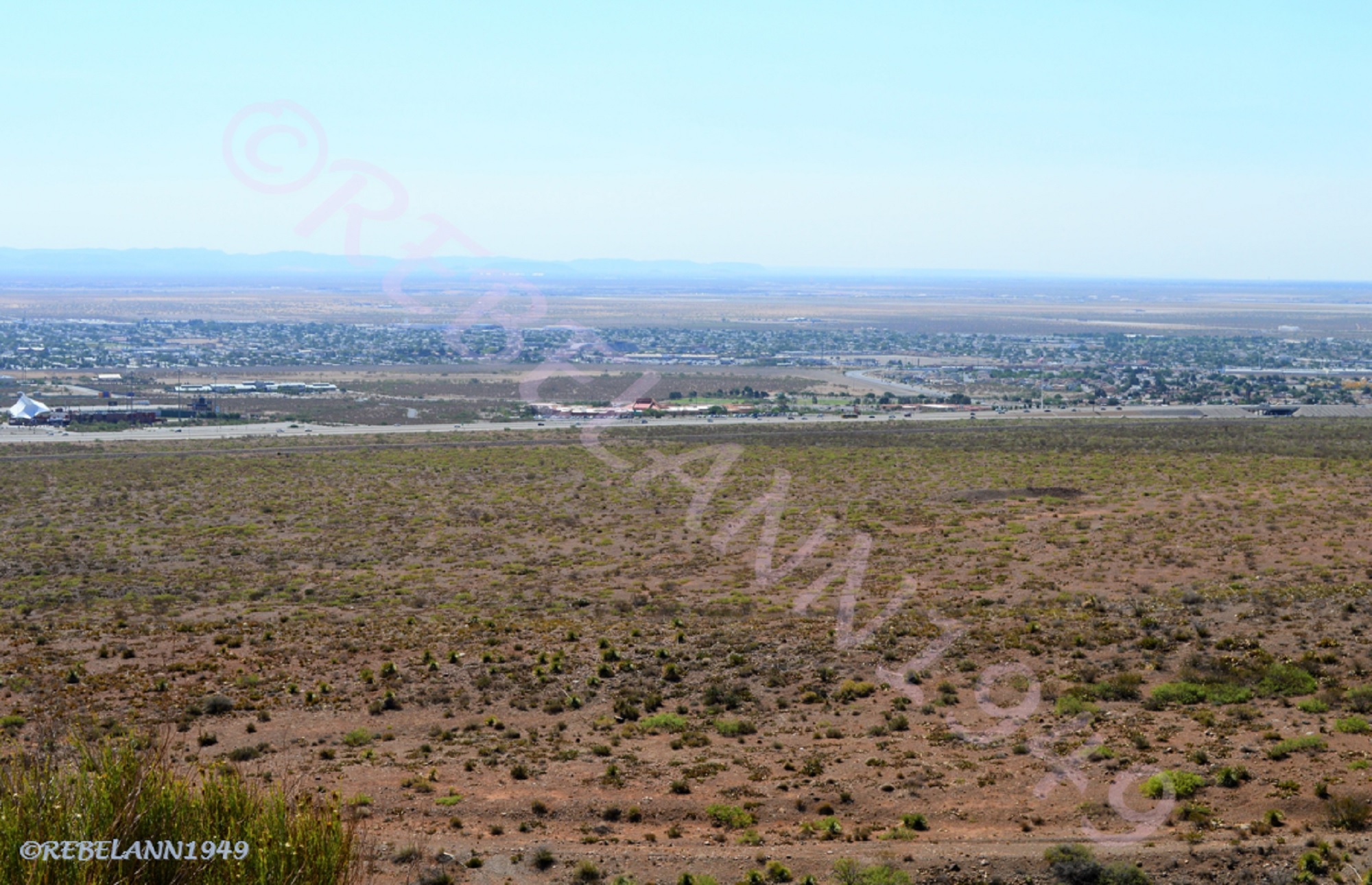 A view of east El Paso from Loop 375 on the Mount Franklin, the lower end I took this in 2013 A view of east El Paso from Loop 375 on the Mount Franklin, the lower end I took this in 2013