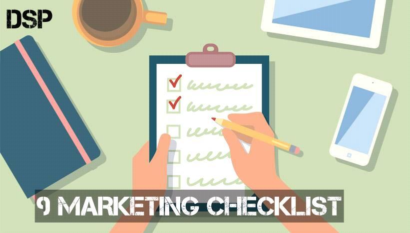 Marketing checklist