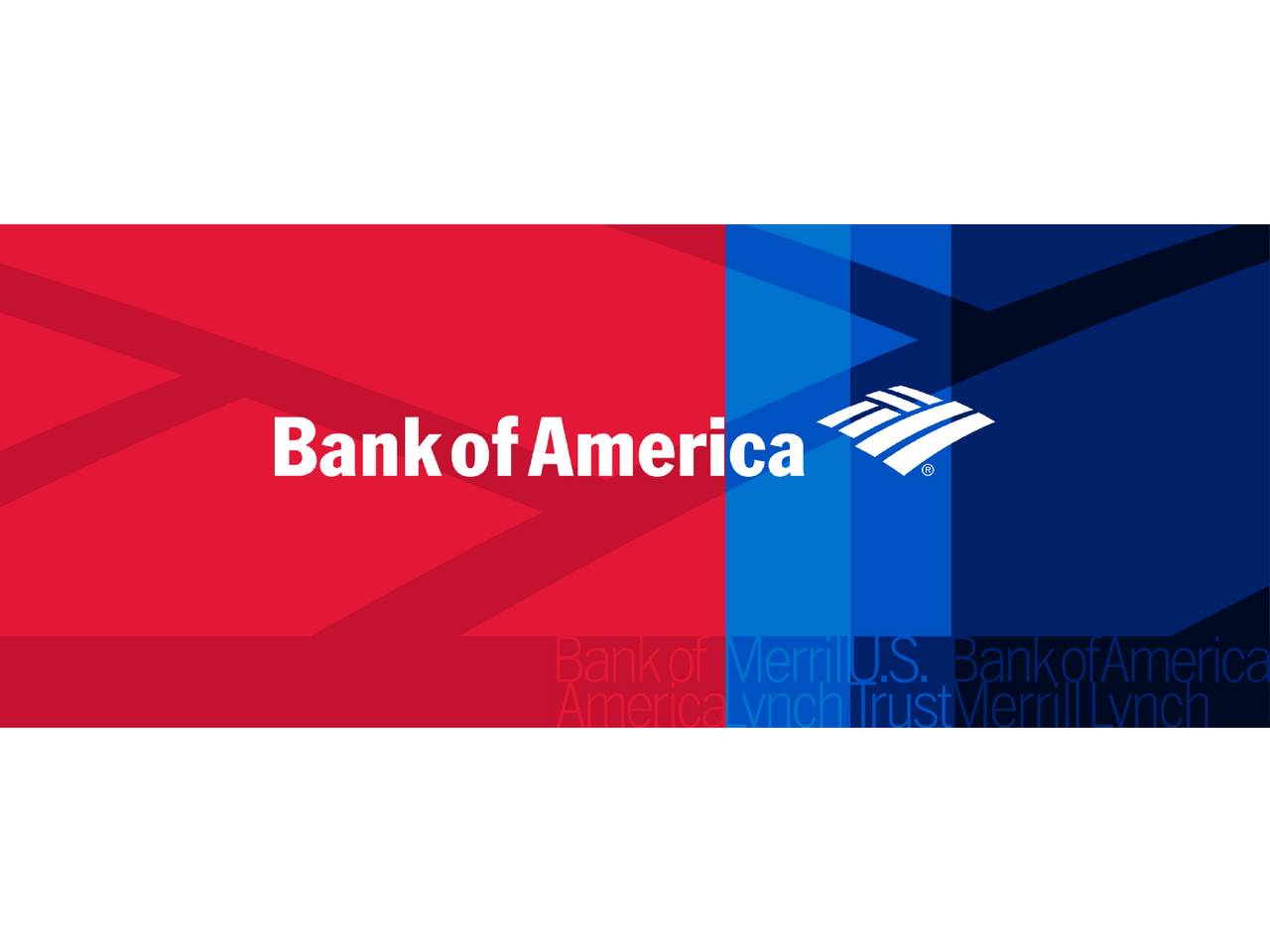 Bank Of America logo. Bank Of America logo.