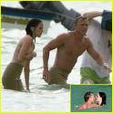 Bond Girl - Casino Royale girl tan with Craig '007'.