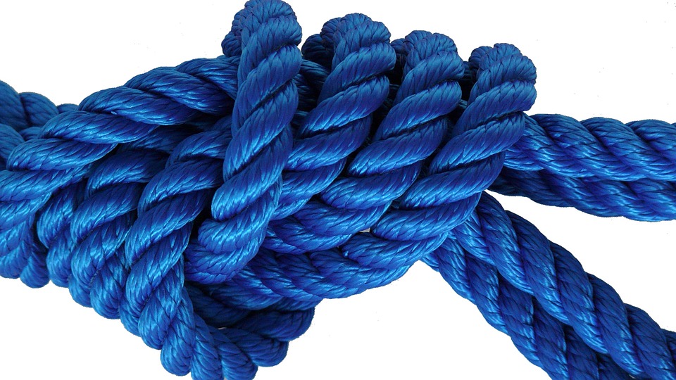 Uncertainty ties you up into a knot. Only with love, can you live knot free.