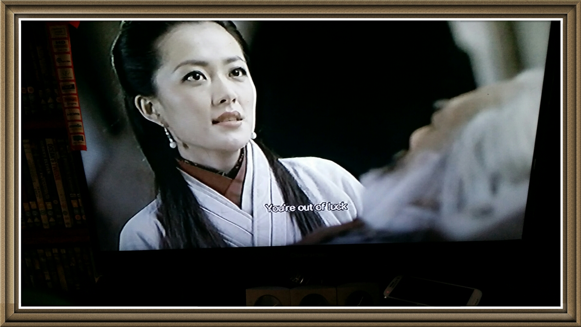 Chinese woman speaking Indian language in English subtitled movie Chinese woman speaking Indian language in English subtitled movie