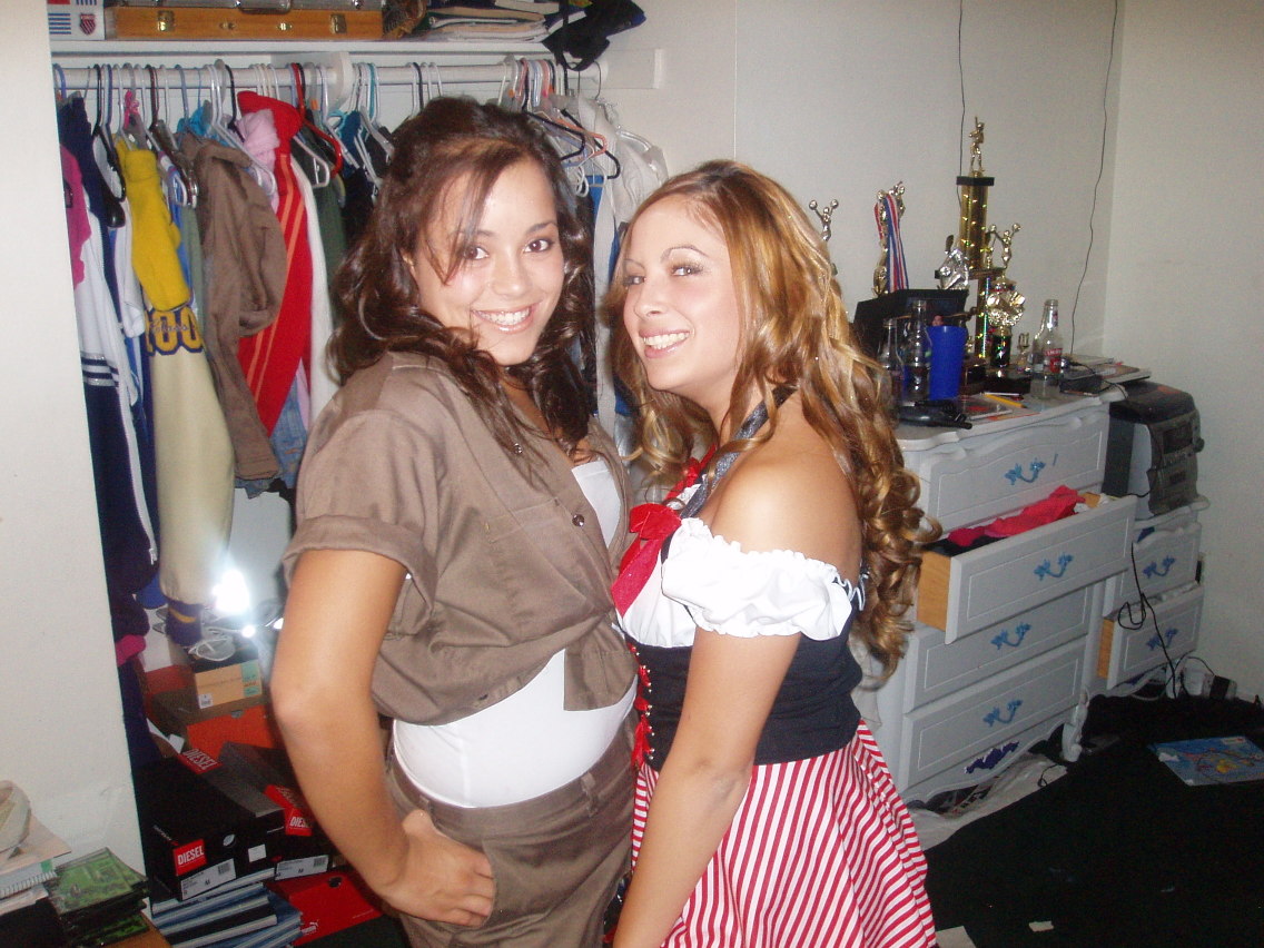 Halloween Costumes - This is me and my best friend on halloween.