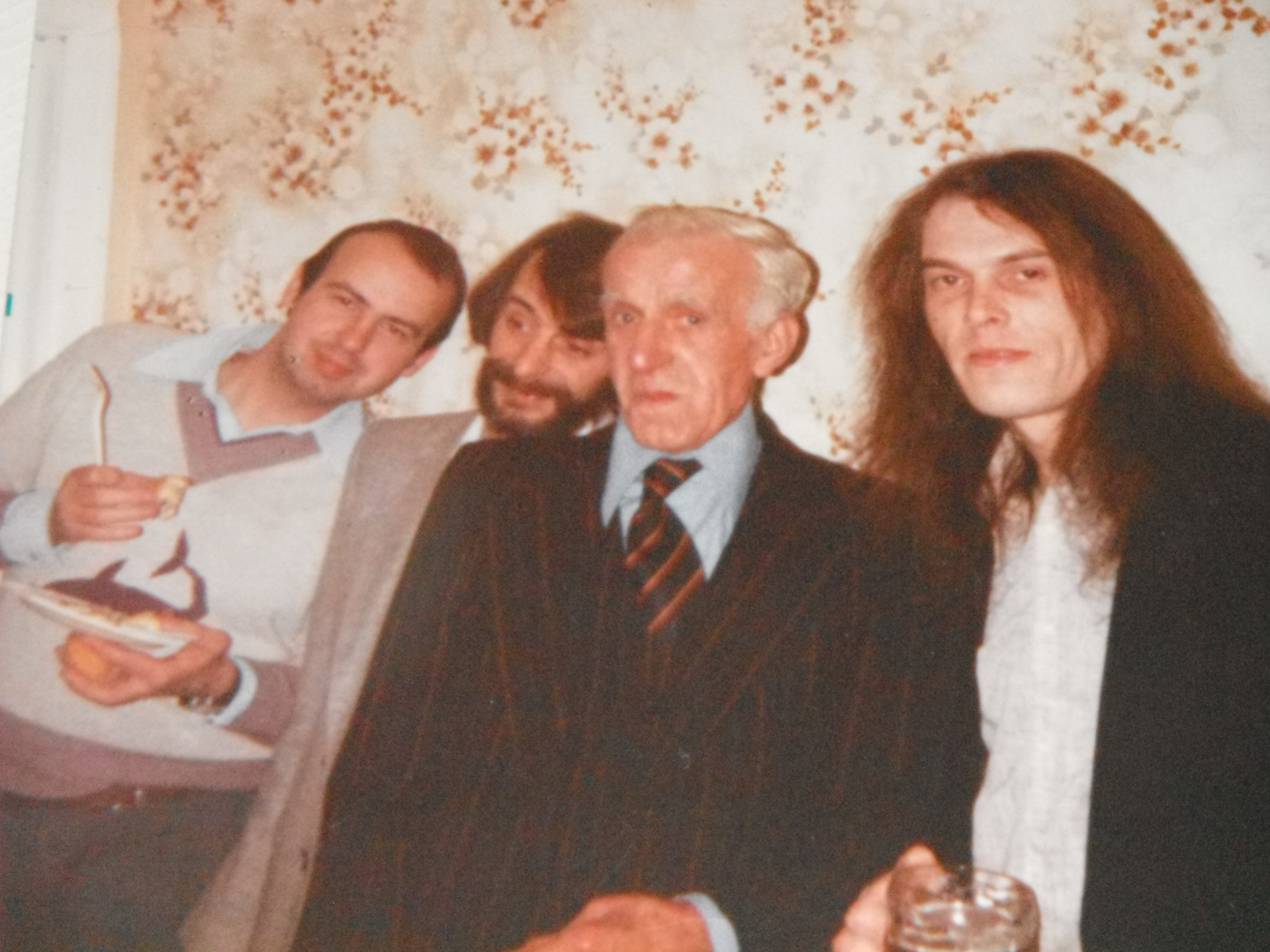 Photo tken by family - me (left)with my Mum&#039;s dad and two of my uncles, all except me now sadly deceased