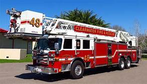 Clearwater Florida fire truck.