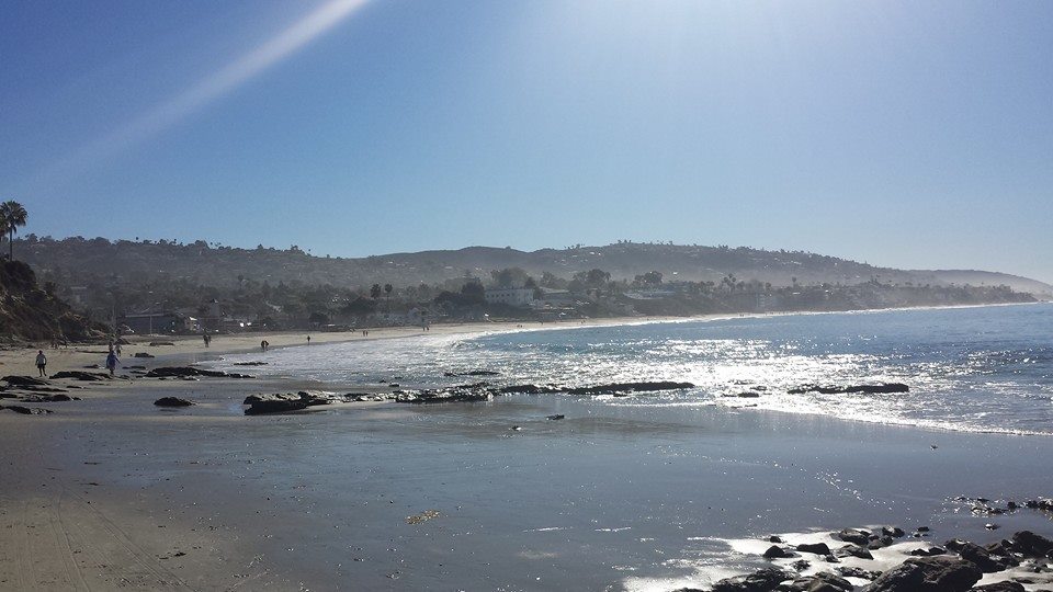 Photo of sunny Laguna Beach taken by author; all rights reserved