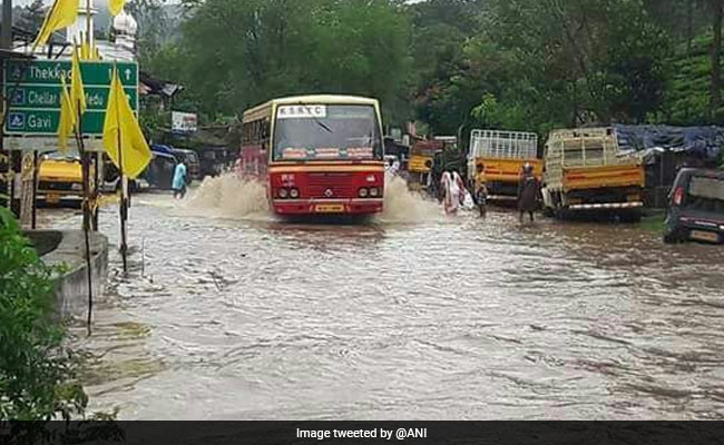 Heavy rain in Kerala