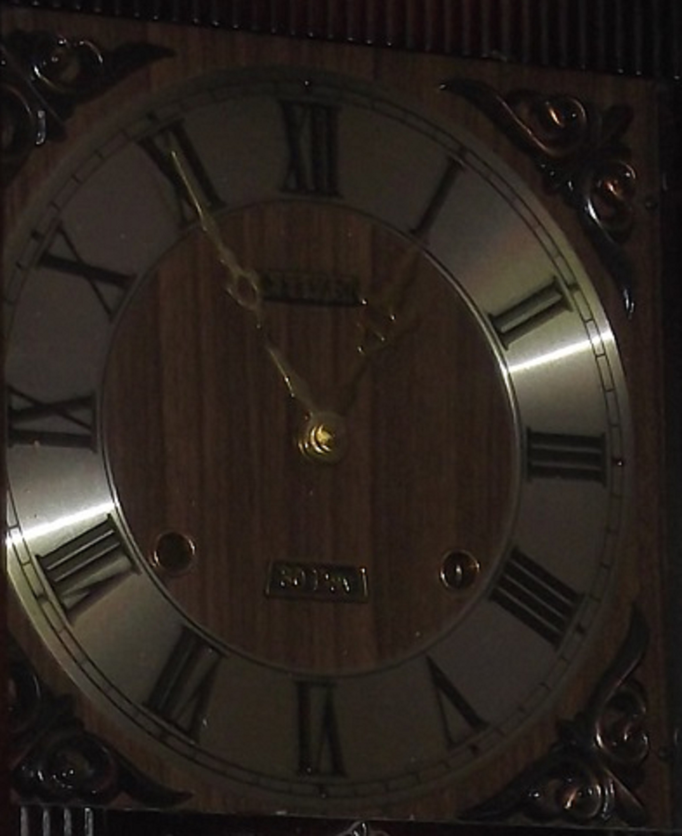 Close up of clock that was my grandmother&#039;s 
