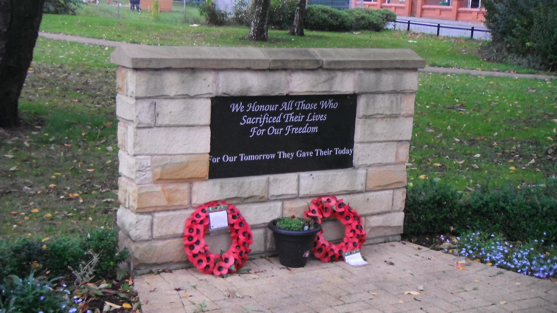 Photo taken by me – war memorial Accrington 