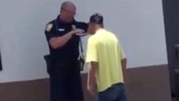 Officer Carlson shaves the beard of Phil who is homeless so he can land a job Officer Carlson shaves the beard of Phil who is homeless so he can land a job
