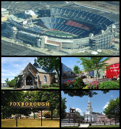 City view of Foxbourough Massachusetts. City view of Foxbourough Massachusetts.