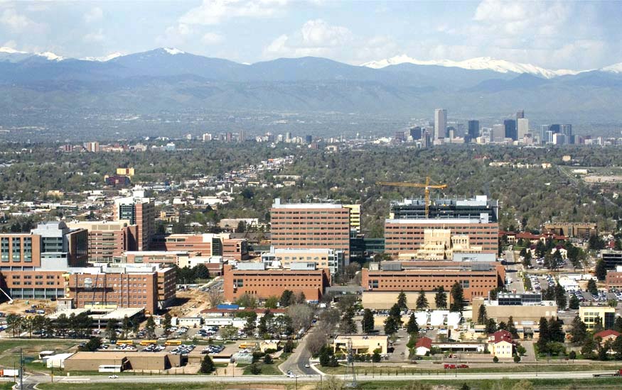 The view of Aurora Colorado The view of Aurora Colorado