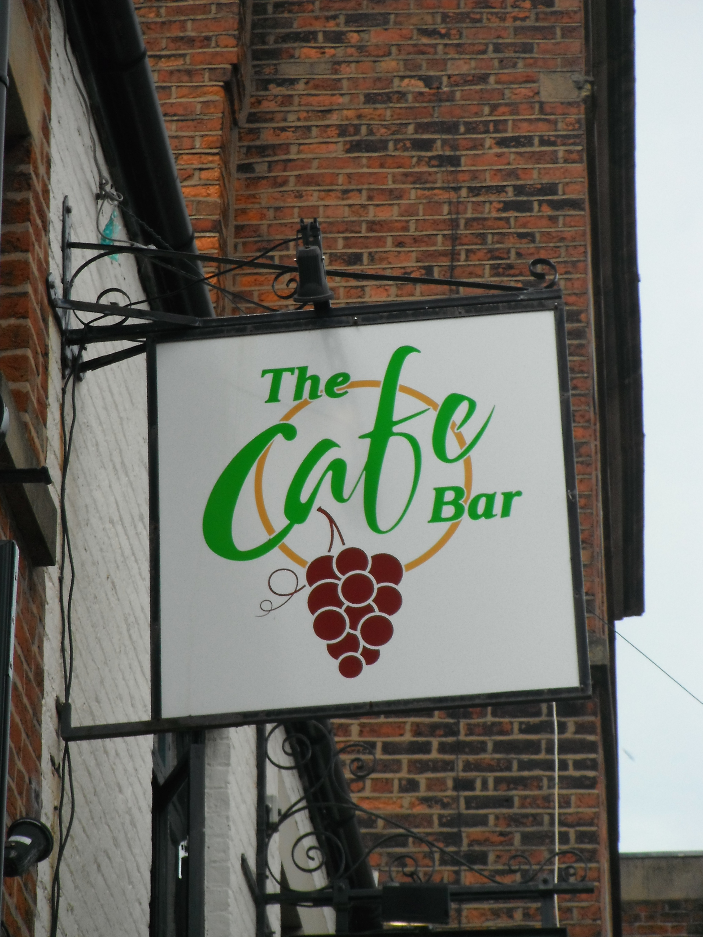 Photo taken by me - Cafe Bar sign, Preston Photo taken by me - Cafe Bar sign, Preston
