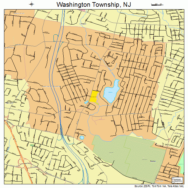 City map of Washington Township New Jersey City map of Washington Township New Jersey