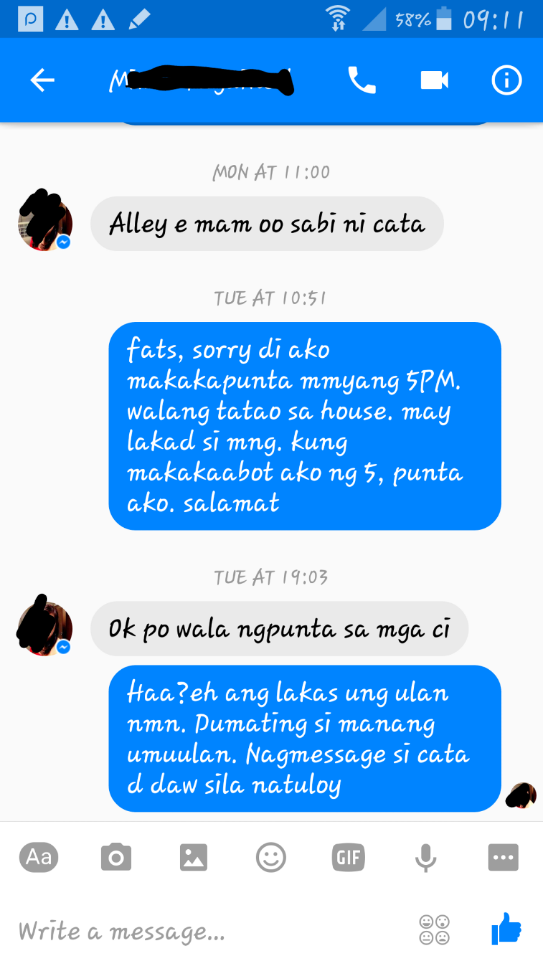 Our chat in our national language Our chat in our national language