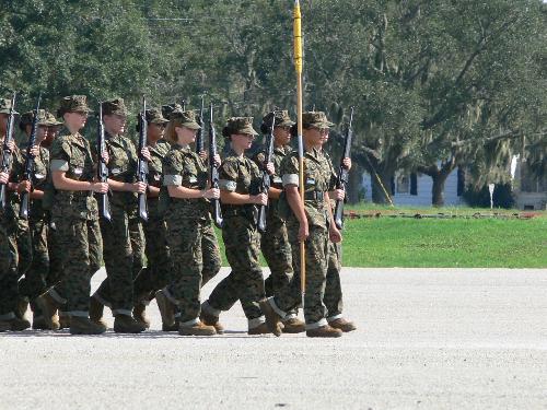 Marine Corps recruits - Female recruits - 4th Bn, Parris Island