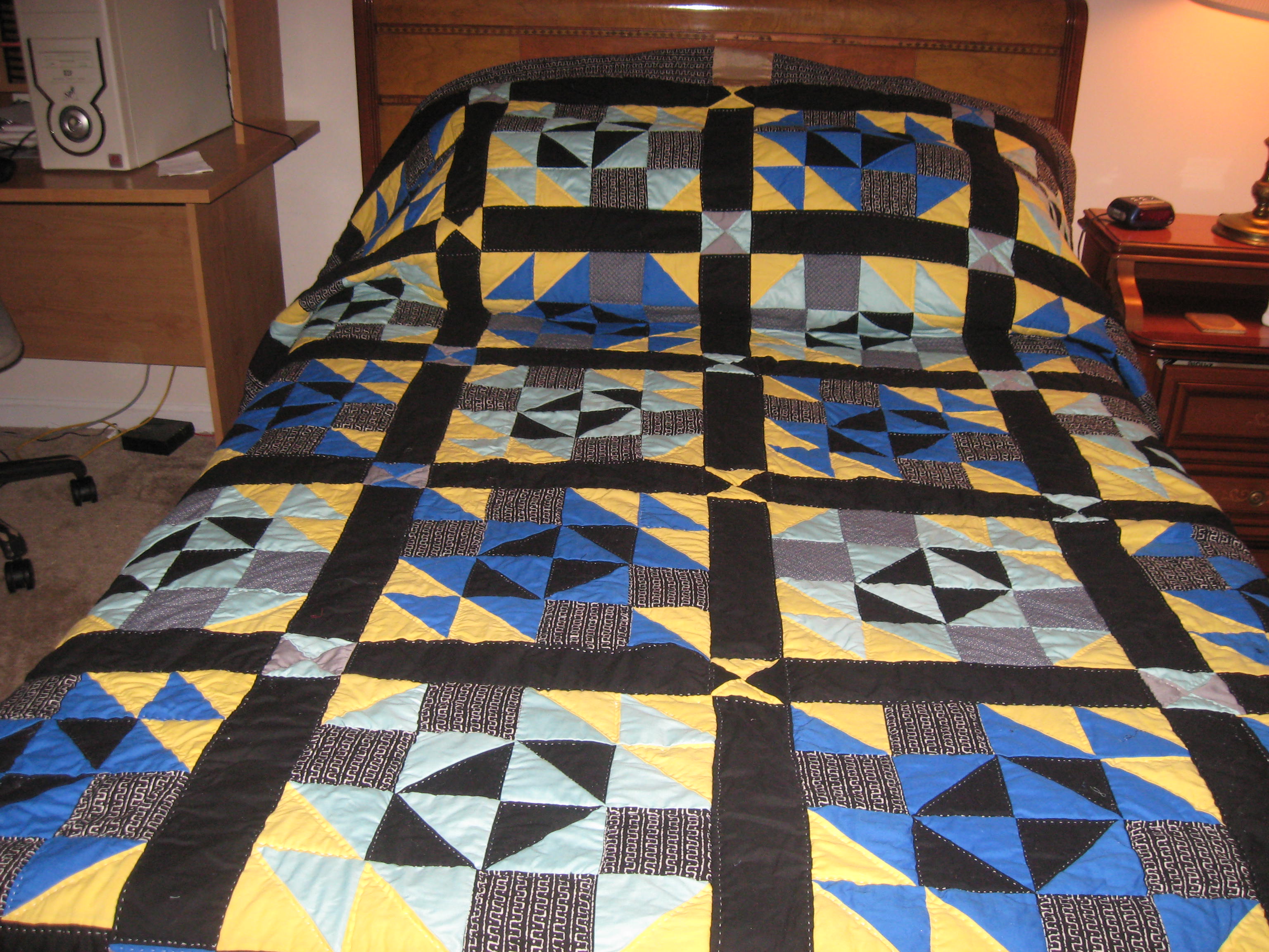 I made this quilt.