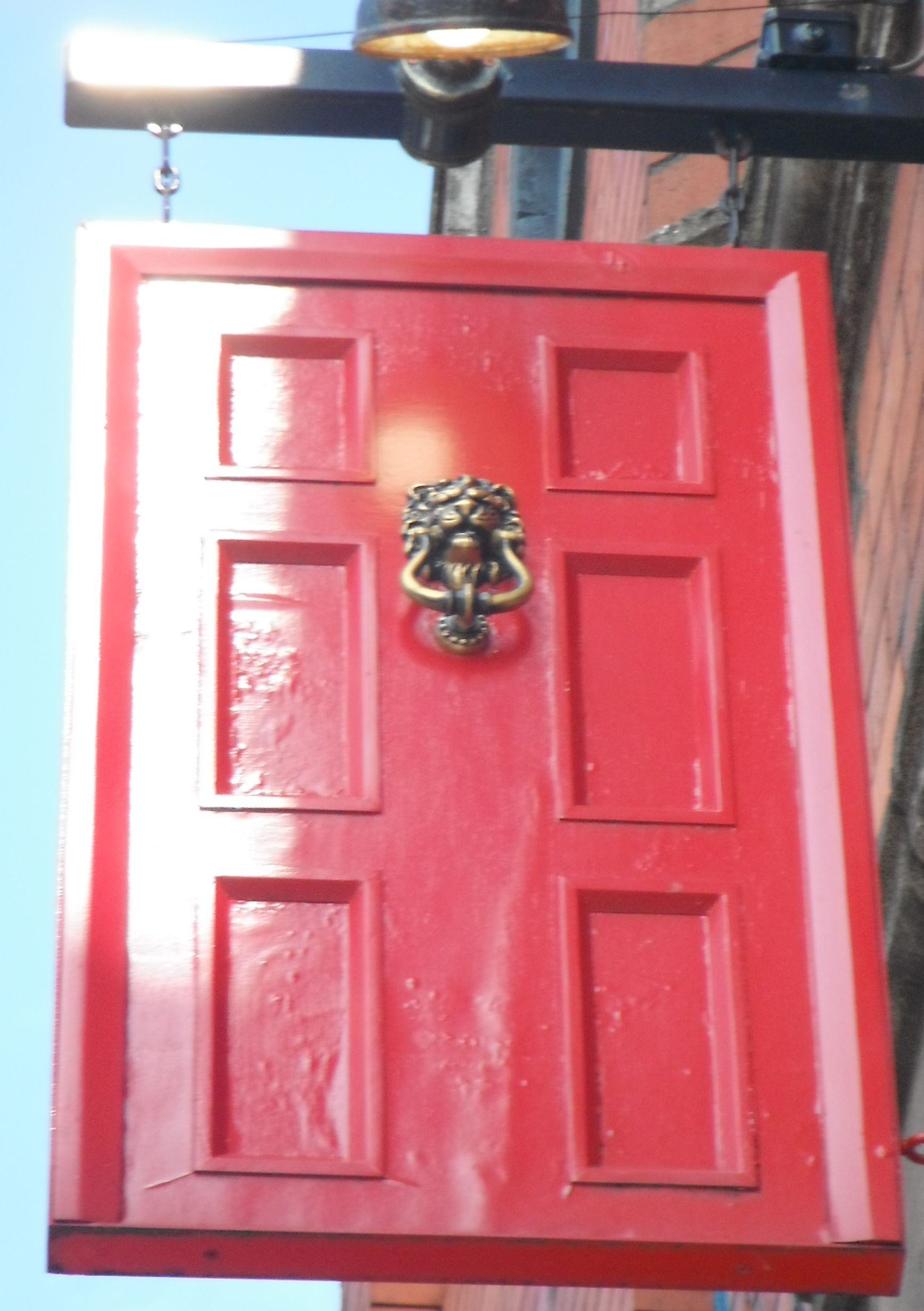Photo taken by me - The Red Door pub sign, Liverpool Photo taken by me - The Red Door pub sign, Liverpool