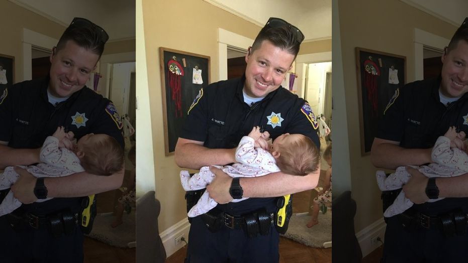 Santa Rosa Police Officer Jason Whitten and his adopted daughter Santa Rosa Police Officer Jason Whitten and his adopted daughter