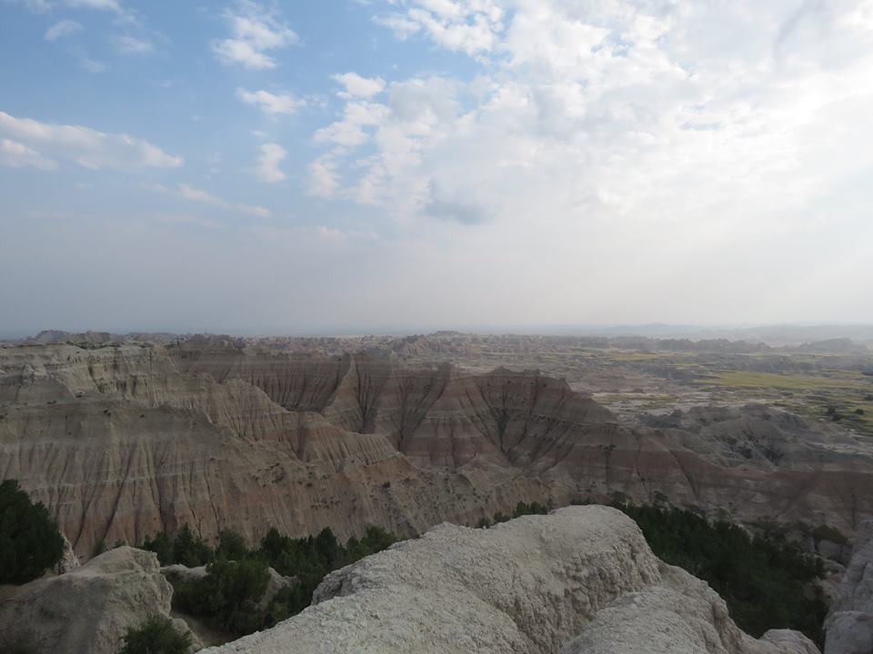 This is a photo I took of some of the landscape in The Badlands National Park This is a photo I took of some of the landscape in The Badlands National Park