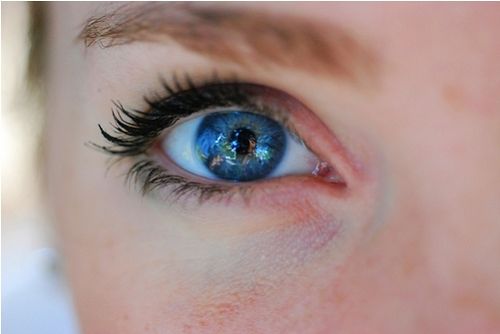 Eye so sad and feeling blue