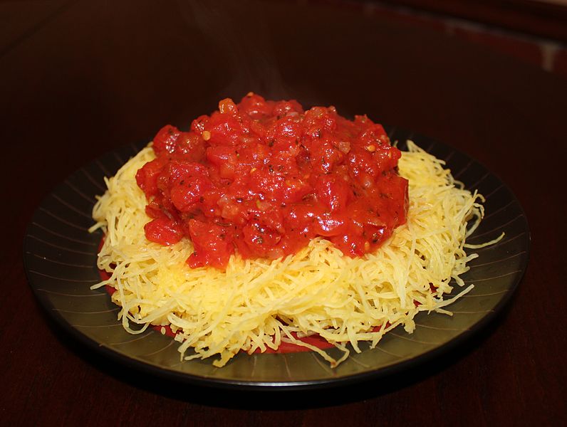 https://commons.wikimedia.org/wiki/File:Spaghetti_Squash_Marinara.jpg