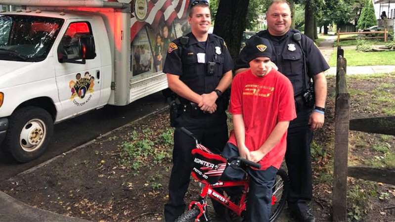 Cleveland police officers and the teen named Elvis Cleveland police officers and the teen named Elvis