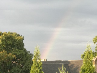 The morning rainbow. Photo taken by and the property of FourWalls. The morning rainbow. Photo taken by and the property of FourWalls.