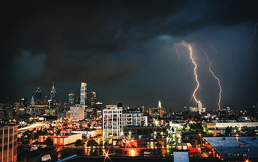 Storm over Philadelphia - Wikimedia Commons