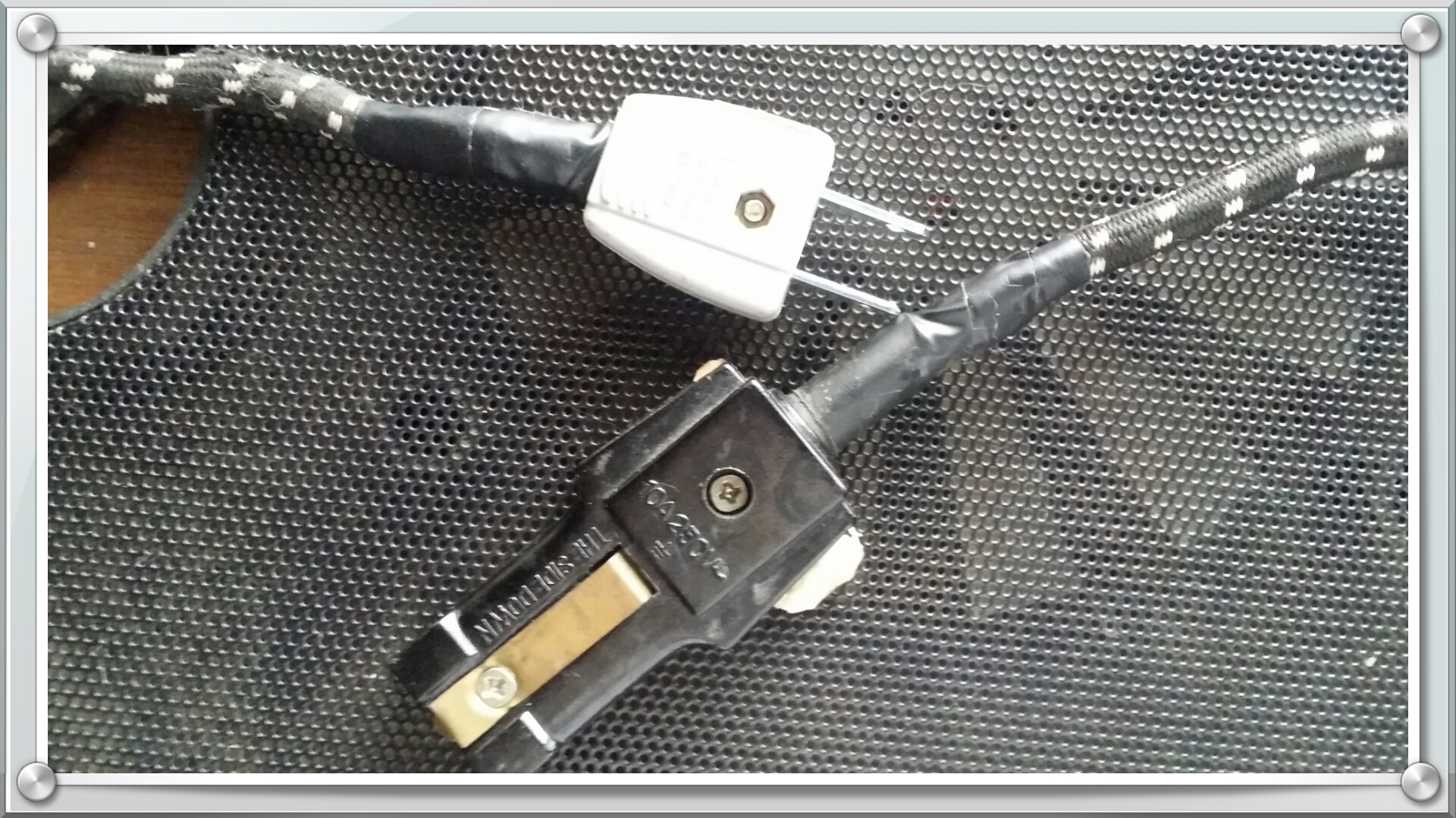 the repaired plugs