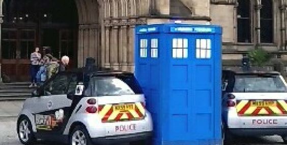 photo taken by me - The TARDIS in Manchester 