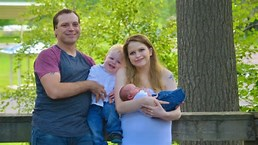 Nathan Donovan and his family Nathan Donovan and his family