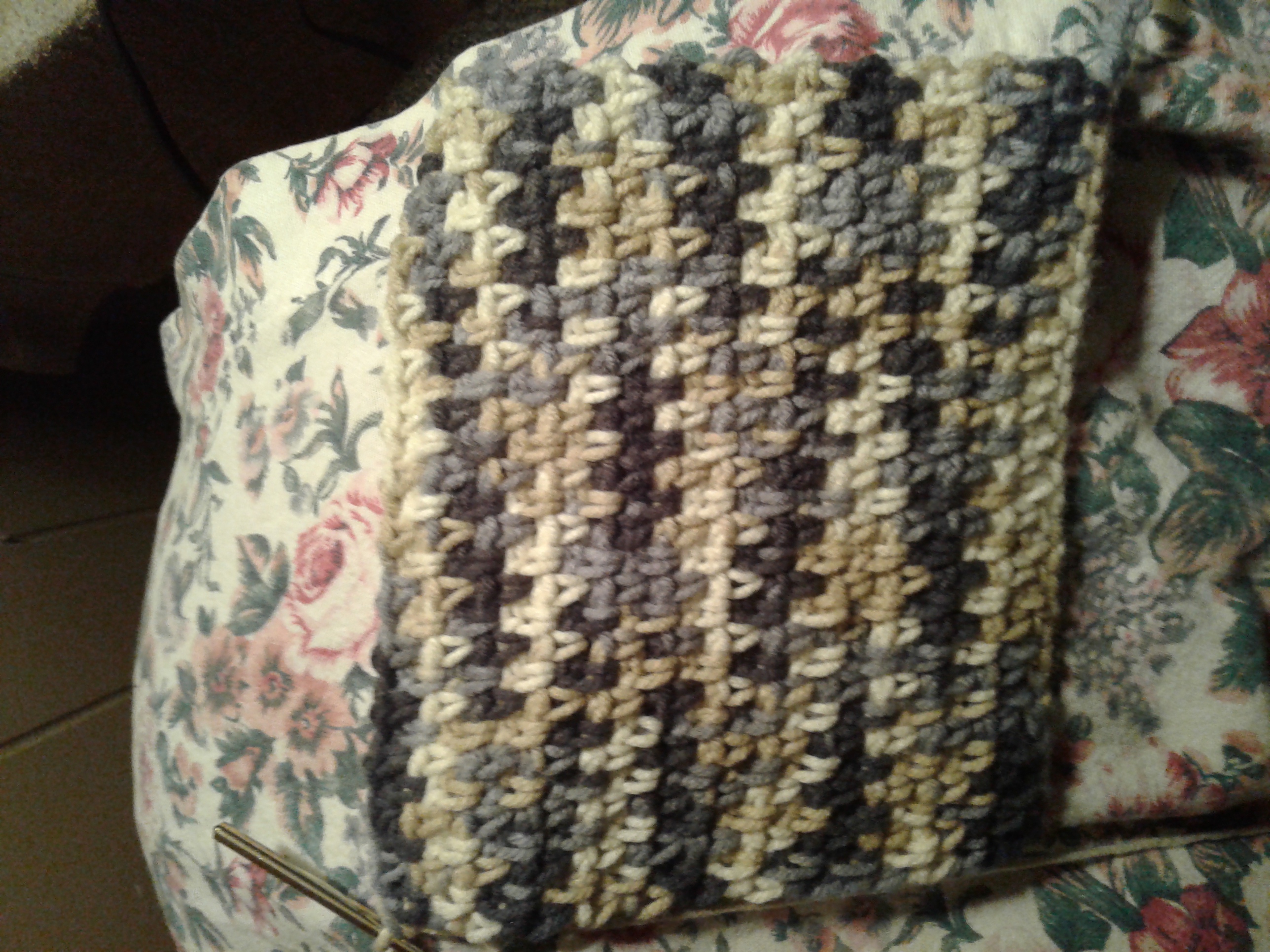 Crochet zig zag pattern