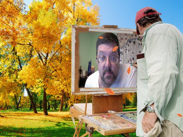 A Picture of Me Painting a Picture of Me