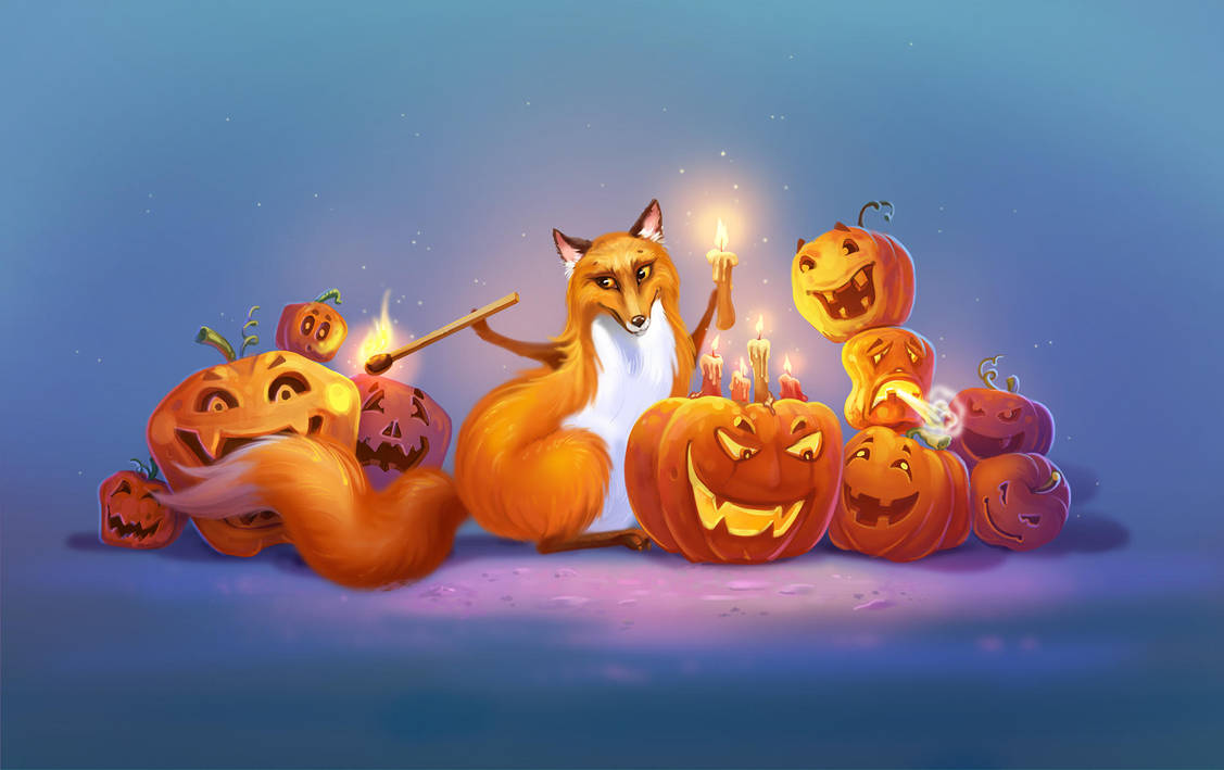 HalloweenFox2 by LouieLorry HalloweenFox2 by LouieLorry