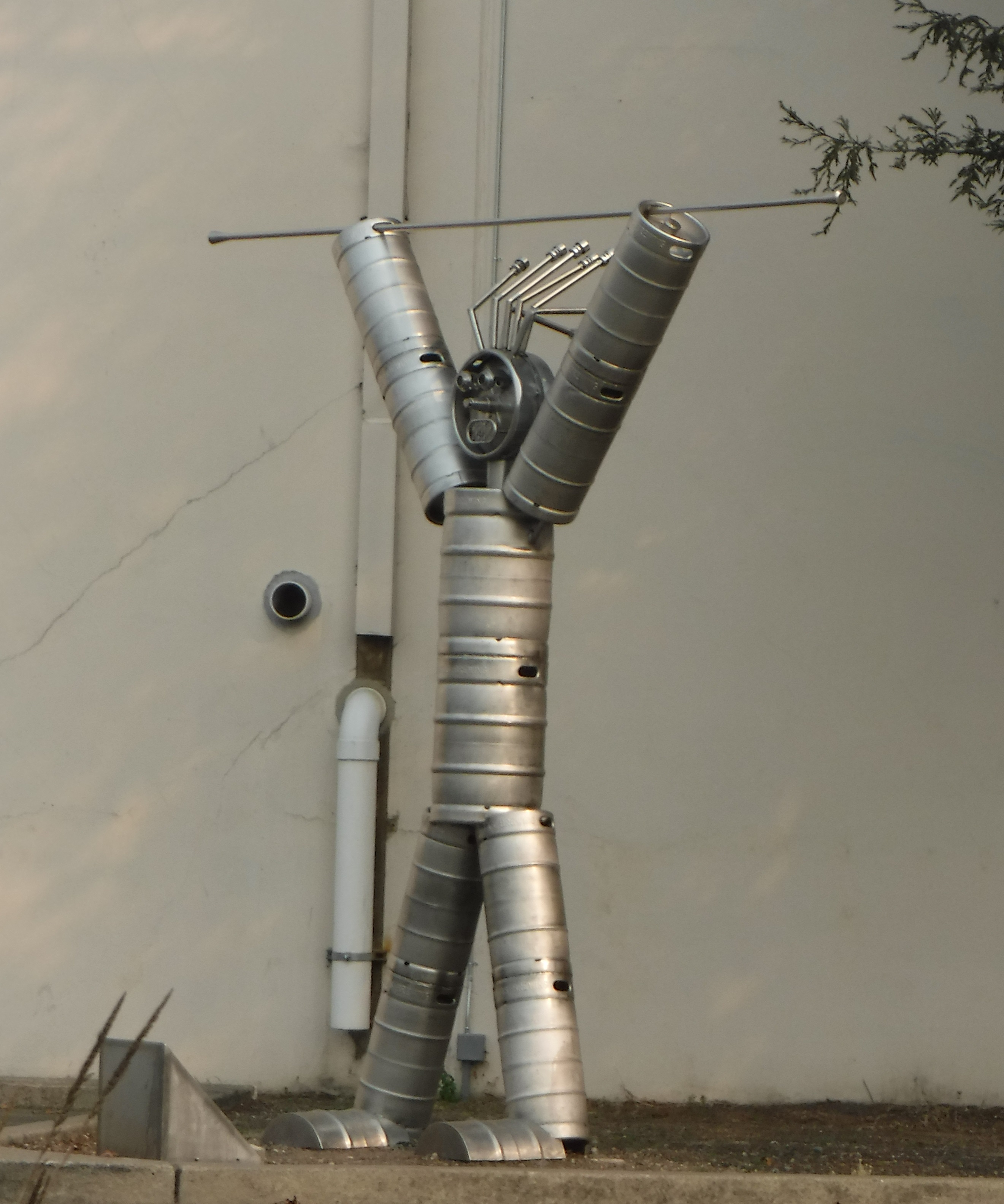 Metal man near muffler place photo by me Metal man near muffler place photo by me