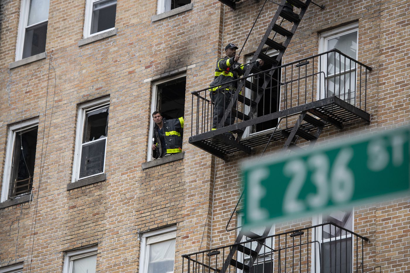 A fire incident in the Bronx today