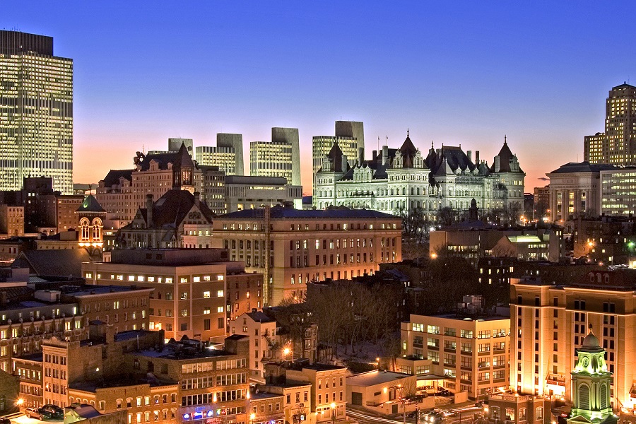 The city view of Albany New York The city view of Albany New York