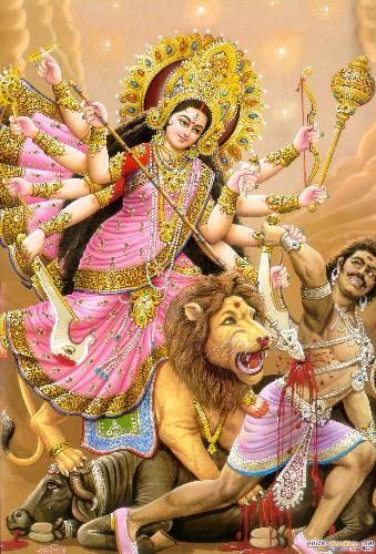 durga - the goddess of power,strength.
