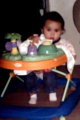 Emily - Emily in her walker. My soon to be neice