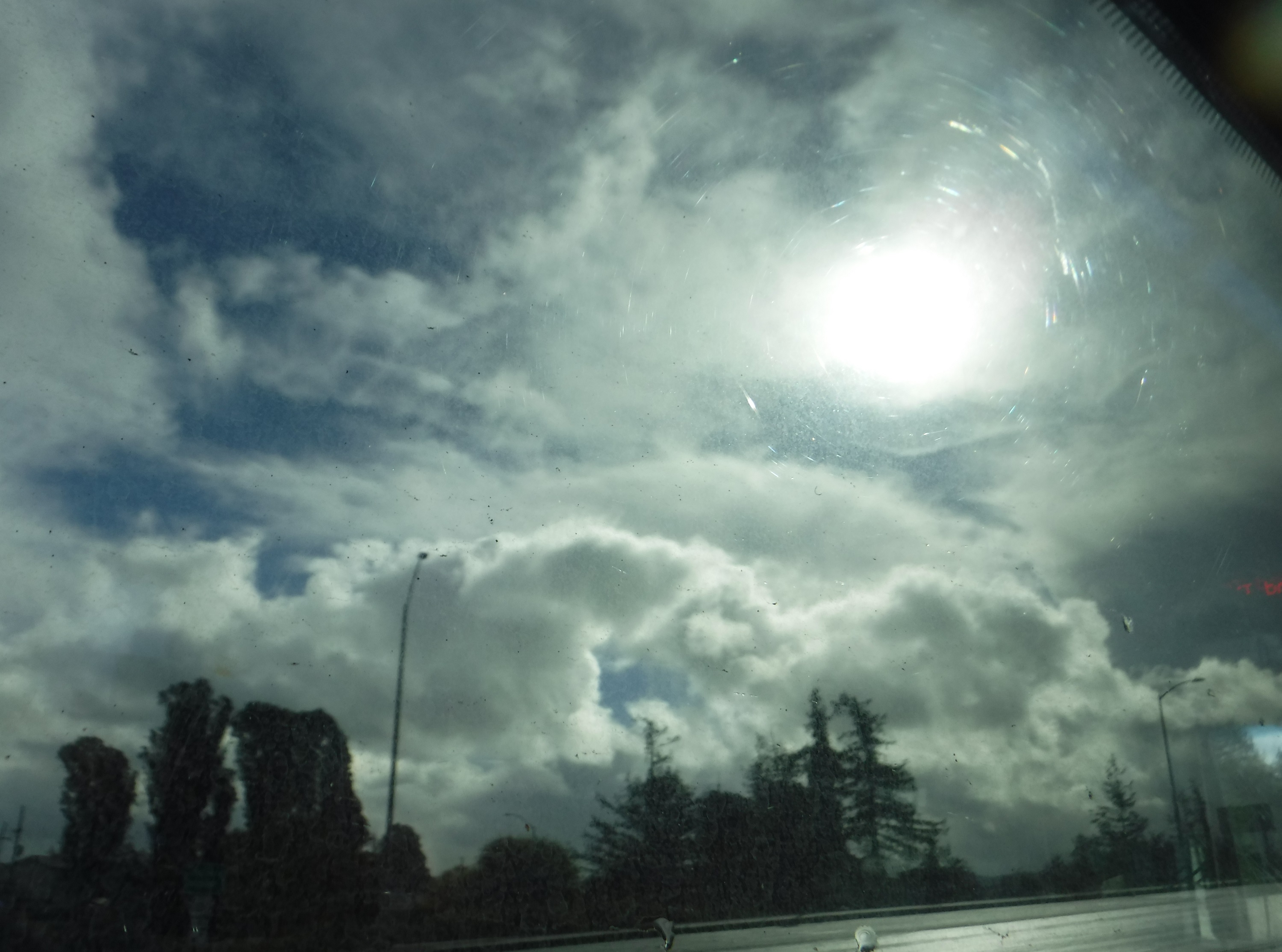 Photo taken by me riding the bus Photo taken by me riding the bus