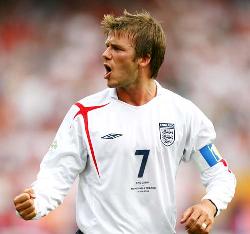 beckham - football player