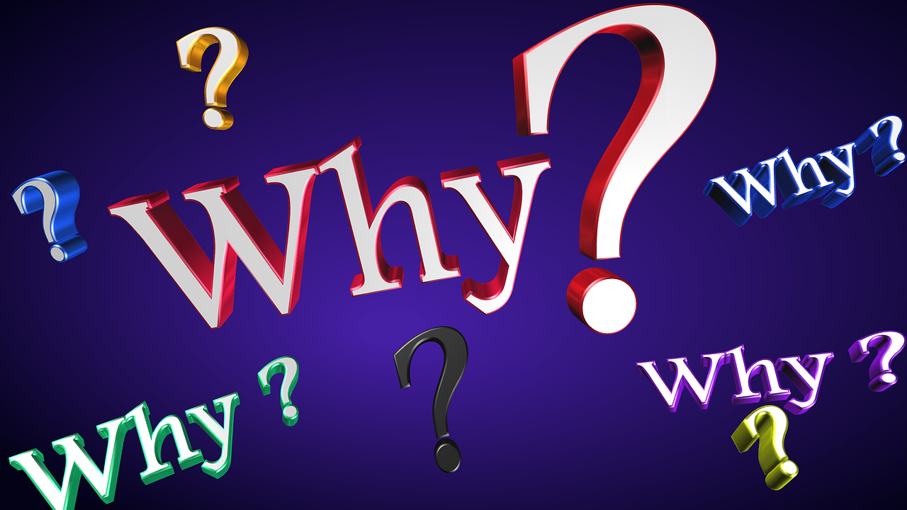 Is there always a reason behind the why? Is there always a reason behind the why?