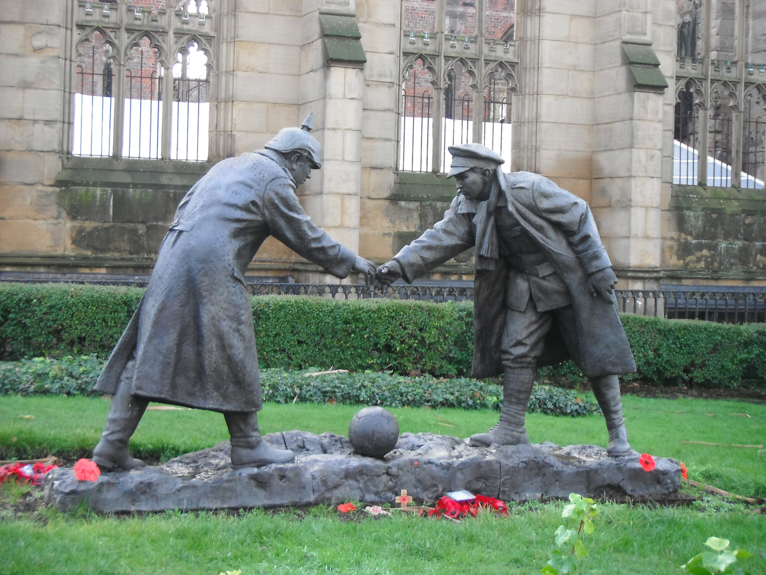 Photo taken by me – War Memorial of the Christmas Truce of 1914 Photo taken by me – War Memorial of the Christmas Truce of 1914